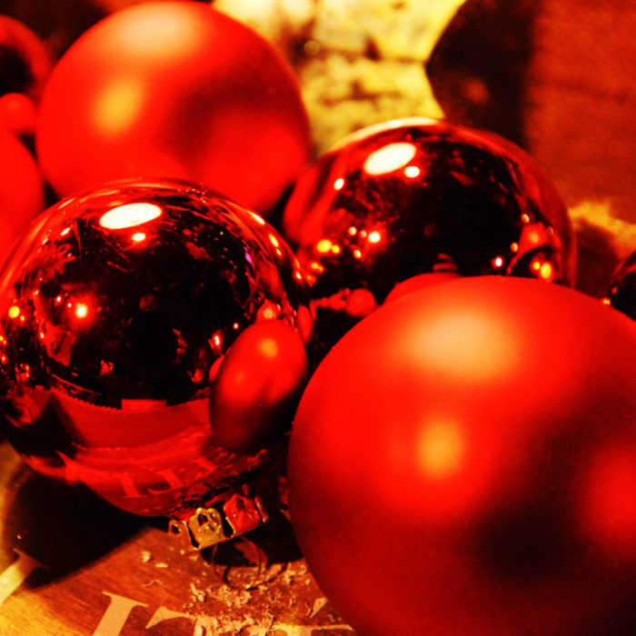 Christmas Decoration Red Balls