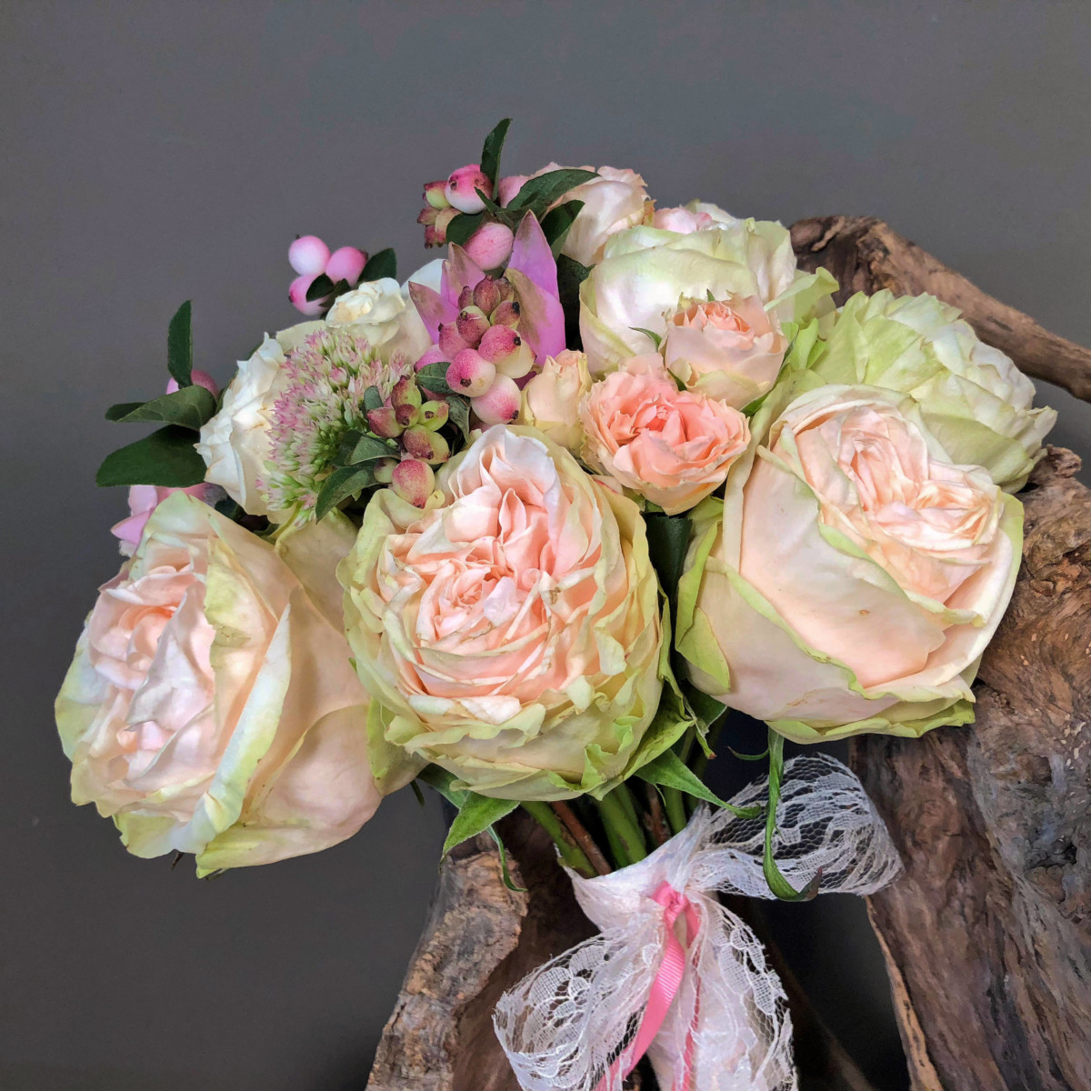 Bridal Bouquet Pastel Color Flowers