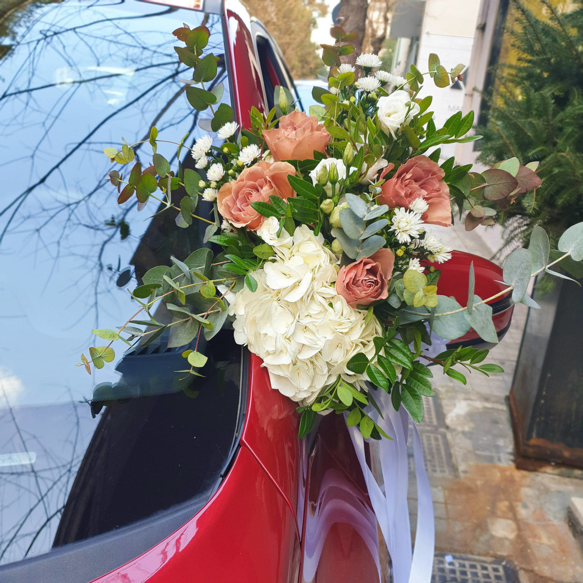 Car Decoration Flower Bouquets Orthodox Wedding