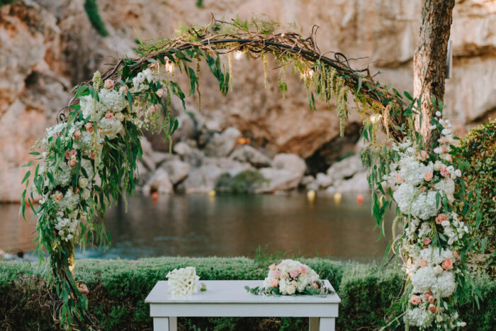 Wedding Decoration Vouliagmeni's Lake Riviera Athens