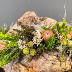 Safari Pampas Grass Little Hair Wreath for a Bride 