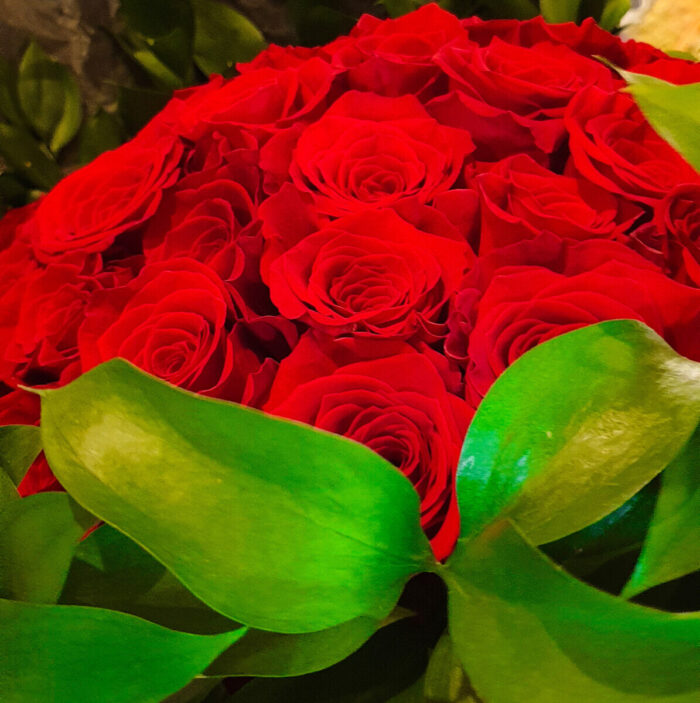 Valentine Bouquet Red Roses