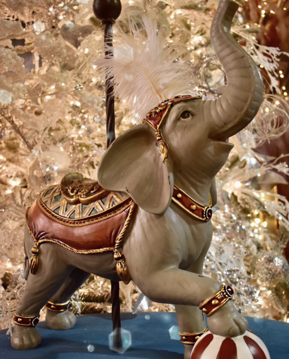 Christmas Decoration Elephant-Carousel