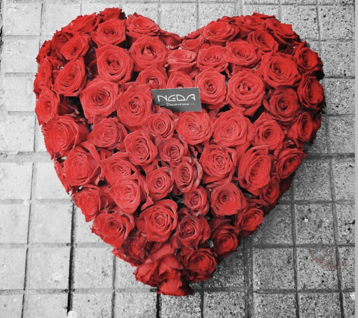 Heart Red Roses