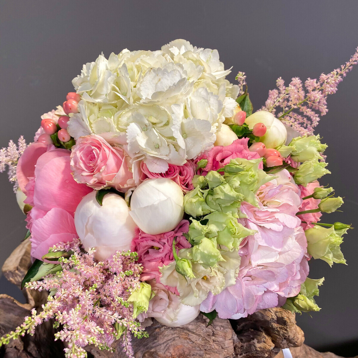 Bridal Bouquet Pink White
