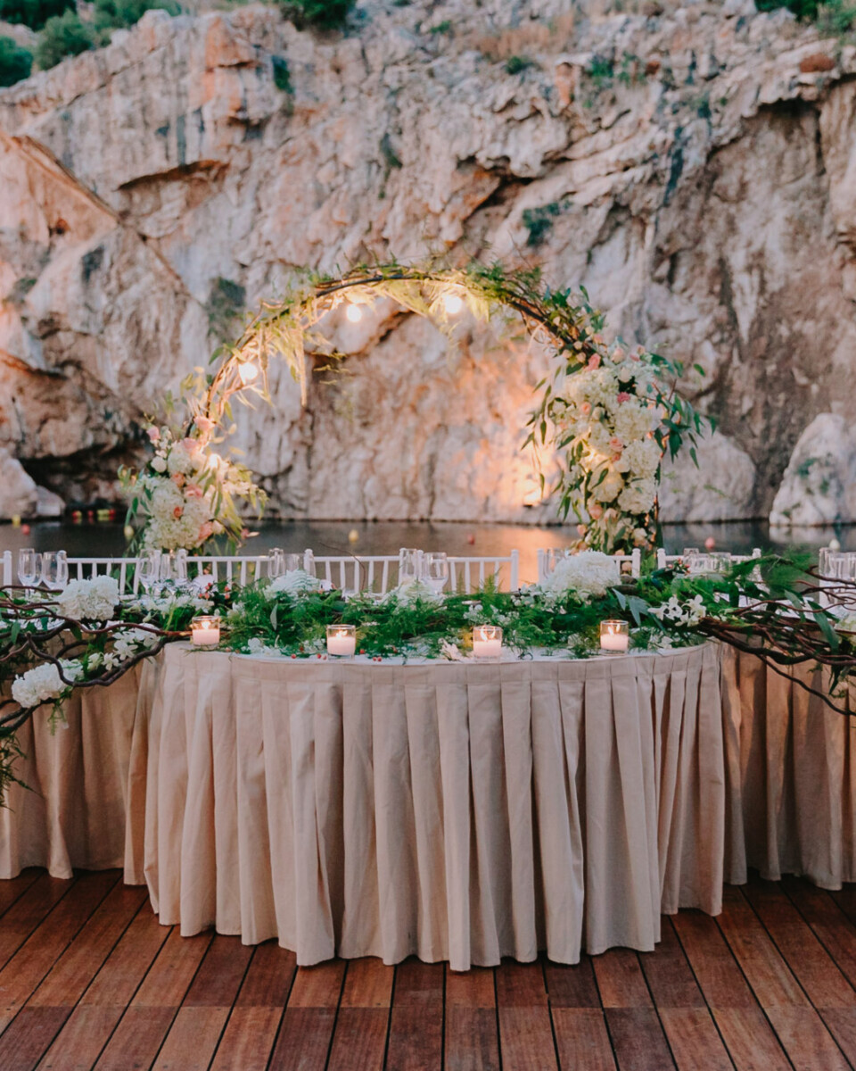 Bridal Table Decoration Vouliagmeni
