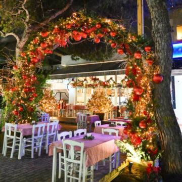 Χριστουγεννιάτικη Διακόσμηση Trattoria Χαιδάρι