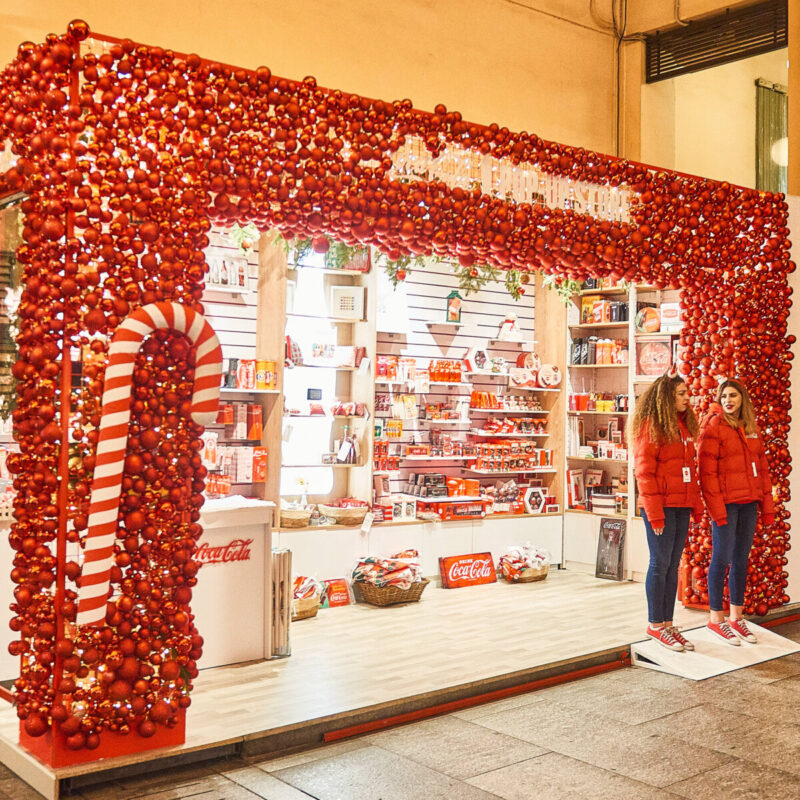 Χριστουγεννιάτικη Διακόσμηση Coca Colla Citylink Athens